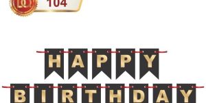 Happy Birthday Foil Banner