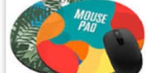 Printed Round Shape Mouse Pad