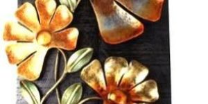 Wall Decor Flower Leaf Frame