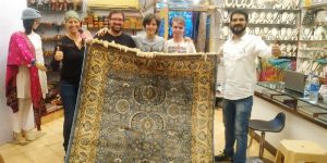 Kashmiri Silk Carpet 4x6