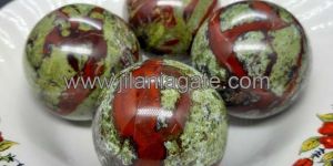 Natural Dragon Blood Jasper Sphere Agate Stone Balls