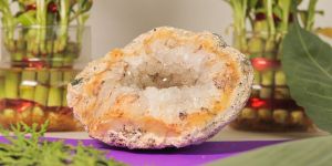 Clear Quartz Crystal Rock