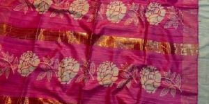 Pure Tassar Ghicha Silk Saree