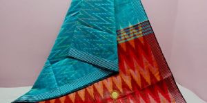 Cotton by Cotton Ikkat Print Saree