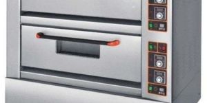 Electric Pizza Oven 2 Deck 4 Tray