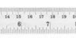 Stainless Steel Measuring Ruler