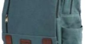 Mens Teal Blue Backpack Laptop Bag