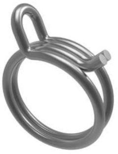 Double Wire Self Compensating Hose Clamp