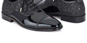 Johnson Black Oxford Patent Leather Men Shoes