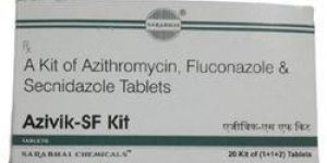 A Kit Of Azithromycin, Fluconazole & Secnidazole Tablets