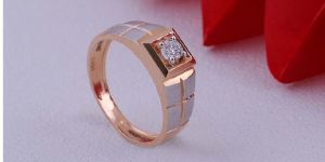 Solitaire Men's Ring