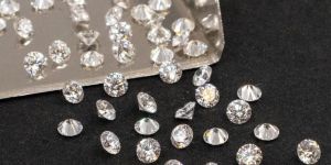 White Full Cut Real Diamond