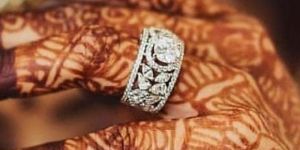 Women's Real Diamond Engagement Ring