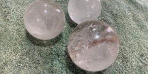 Clear Quartz Gemstone Balls