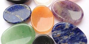 7 Chakra Oval Agate Stone