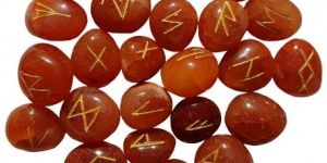 Carnelian Rune Agate Stone