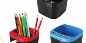USB Hub with Pen Holder
