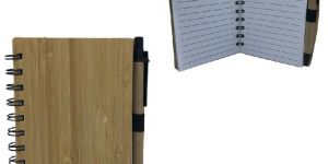 Wooden Notebook with Pen