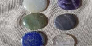 Seven Chakra Oval Stone