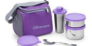 SOPL-OLIVEWARE Milano Lunch Box with Insulated Fabric Bag