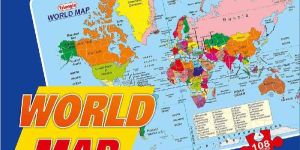 Cardboard World Map Jigsaw Floor Puzzle