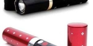 Bling Lipstick Stun Gun Cum Flashlight