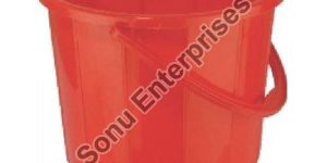 Red Plastic Bucket