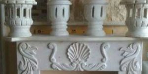 Modern Marble Fireplace