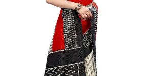 PF-373 Khadi Sarees With Tassels