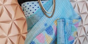 SBT-653 Digital Printed Linen Sarees