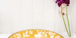 Round Wooden Serving Bowl