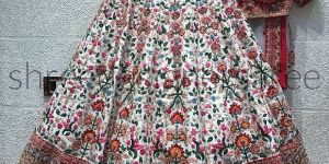 WHITE LEHENGA CHOLI LC26