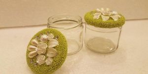 Decorative Glass Jar