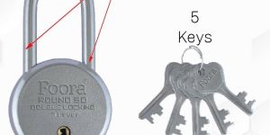 Foora Round 50 LS Padlock