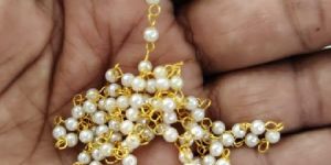 White Leheriya Beads