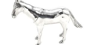 Silver Horse Statue