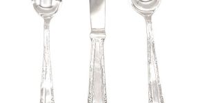 Silver Spoon and Knife Set