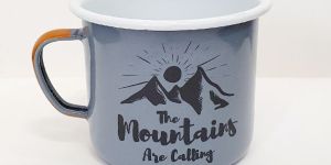 Campfire safe Porcelain Enamel mugs 354 ml - 740 ml
