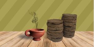 Dried Cow Dung Cakes