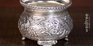 German Silver Kumkum Bowl