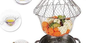 Foldable Stainless Steel Strainer Basket