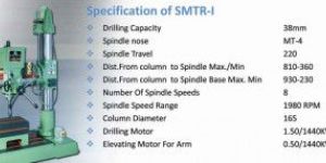 Hand Feed Radial Drilling Machine