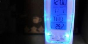 Digital Alarm Temperature Calender Table Clock