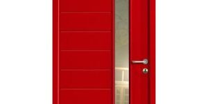 Red Fire Retardant Door