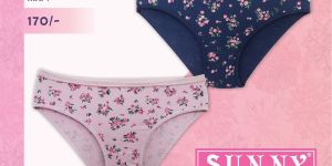 Ladies Panty Printed 7014
