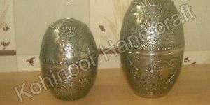 Silver Metal Egg