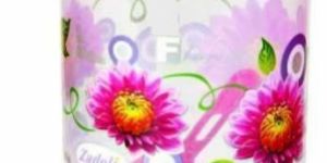 Plastic Printed Round Container