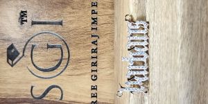 Harbans 14k Gold Pendant with Moissanite Diamond