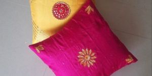 HAND-EMBROIDERED Cushion Cover