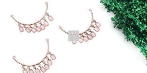 Crescent Moon Chandelier Necklace